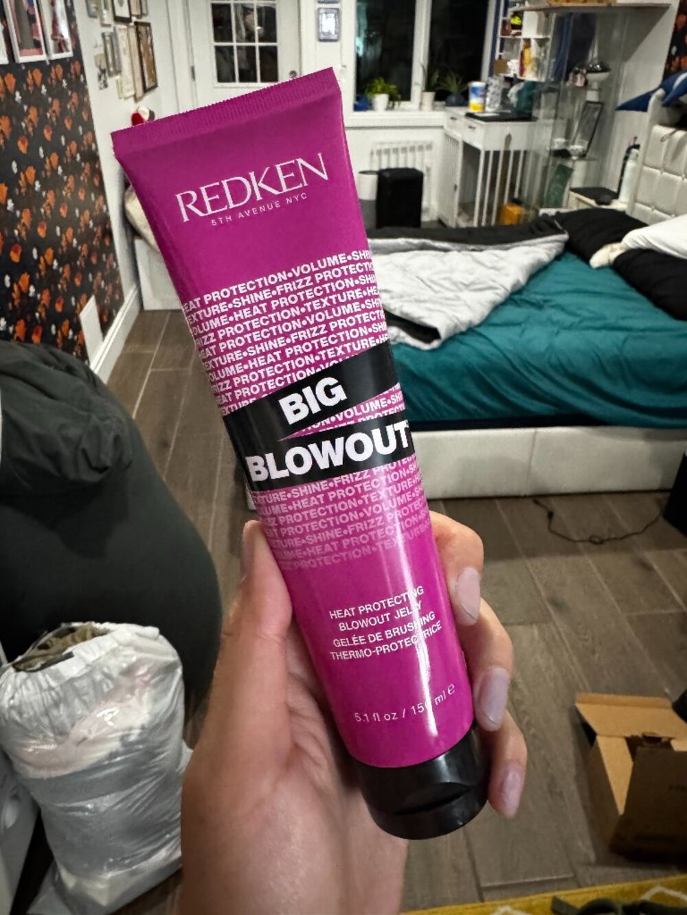 Unused Redken Finishing Spray (8.5 oz) and Blowout Heat Protecting Jelly